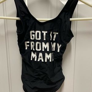 Swimsuit - “Got it from my momma”